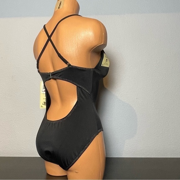 Nwt Magic Bra Cleavage Enhancement One Piece Black Swimsuit (SW22) - Picture 9 of 14